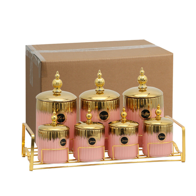 Ceramic Storage Tank Kitchen Decoration Storage