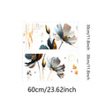 Simulated 3D Relief Texture Flower Children's Bedroom Home Decor Wall Sticker
