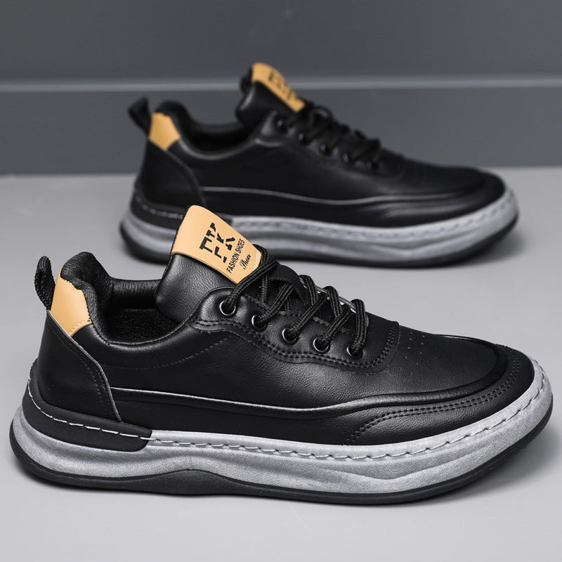 Fashionable Versatile Breathable Casual Shoes With A Soft Sole Lace Up Design And Round Toe