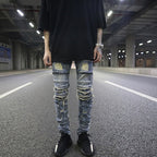 Locomotive Tailoring Wash Water To Make Old Erosion Cat Whiskers Jeans