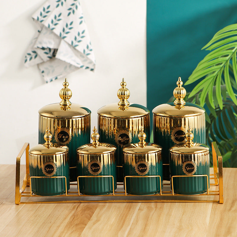 Ceramic Storage Tank Kitchen Decoration Storage