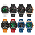 Barrel-shaped Waterproof Multifunctional Alarm Clock Student Sports Watch
