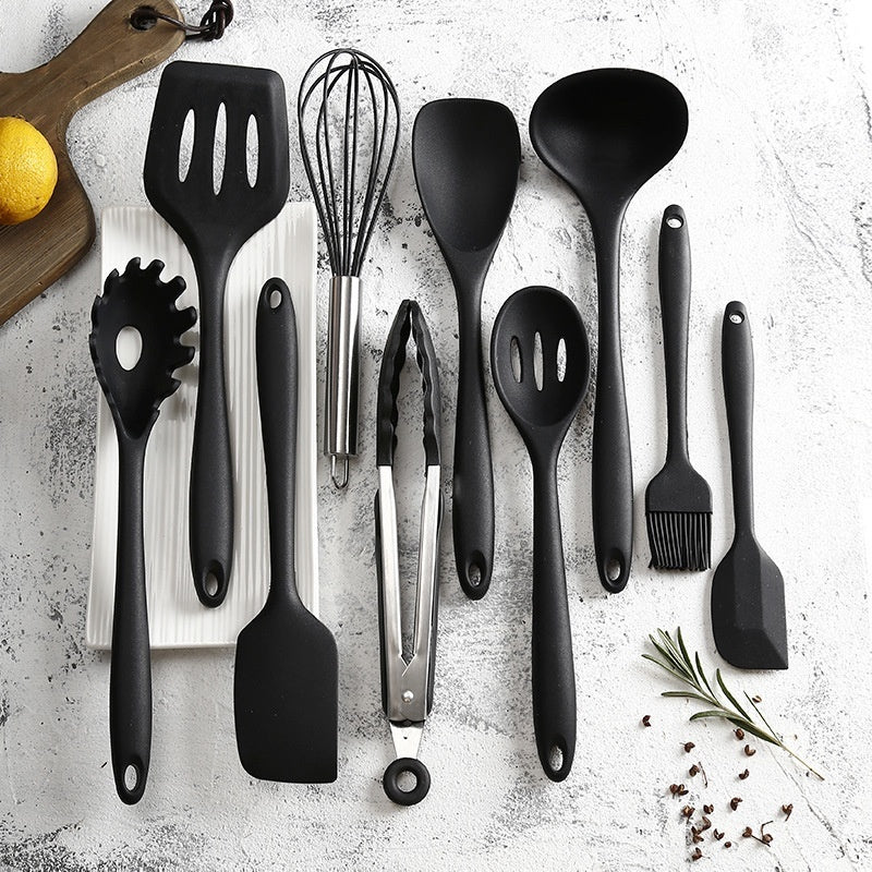 Non Stick Silicone Baking Utensils Black