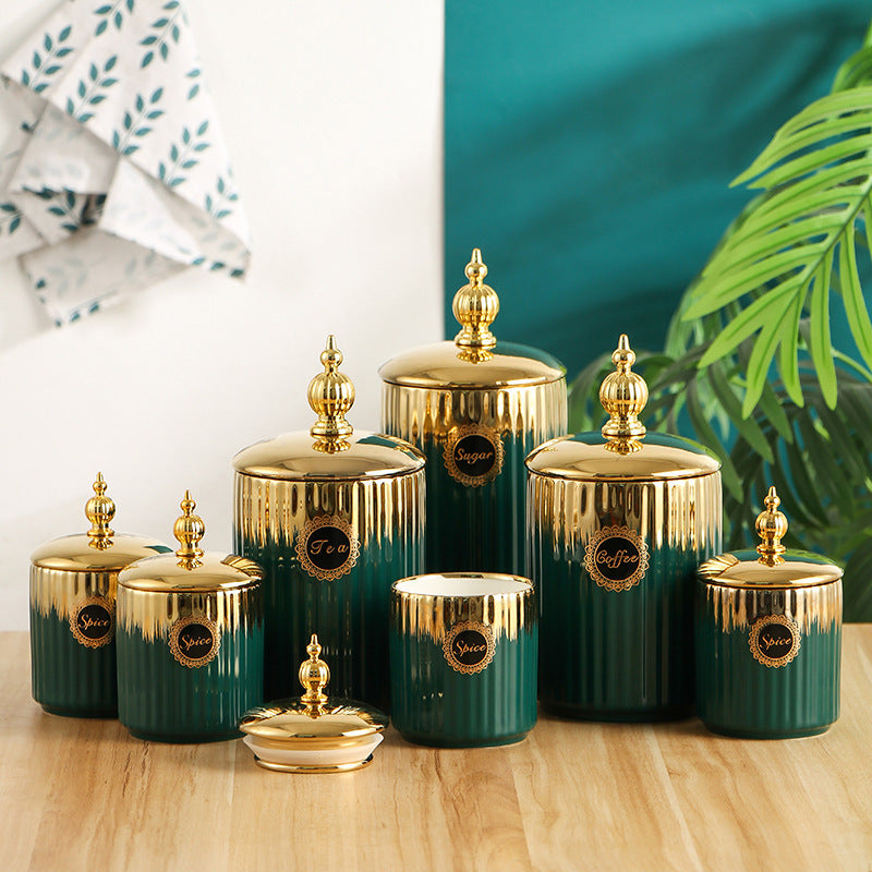 Ceramic Storage Tank Kitchen Decoration Storage