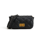Trendy Mini Square Crossbody Bag With A Chain Shoulder Strap