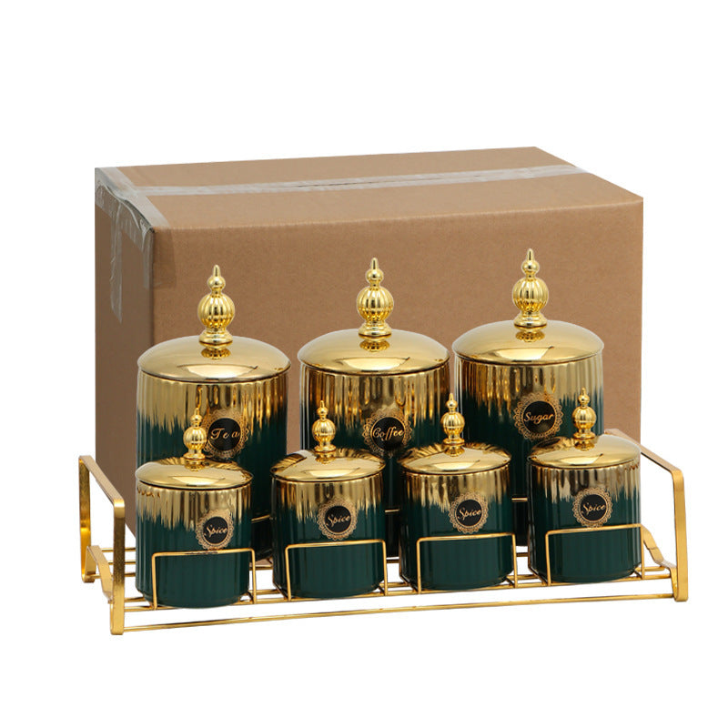 Ceramic Storage Tank Kitchen Decoration Storage