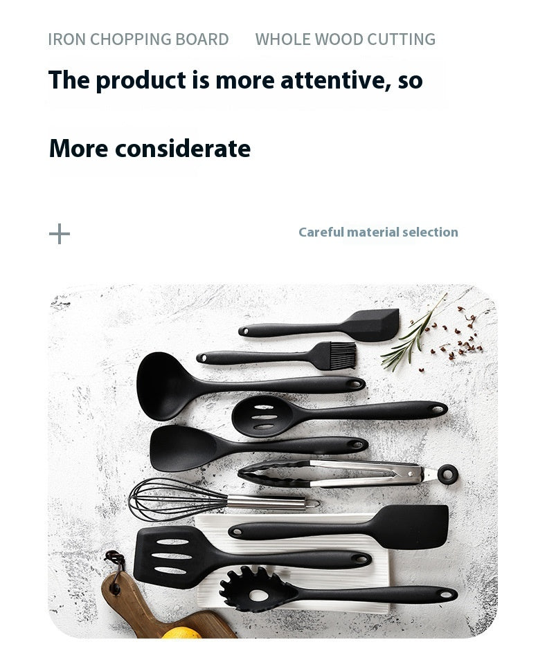 Non Stick Silicone Baking Utensils Black