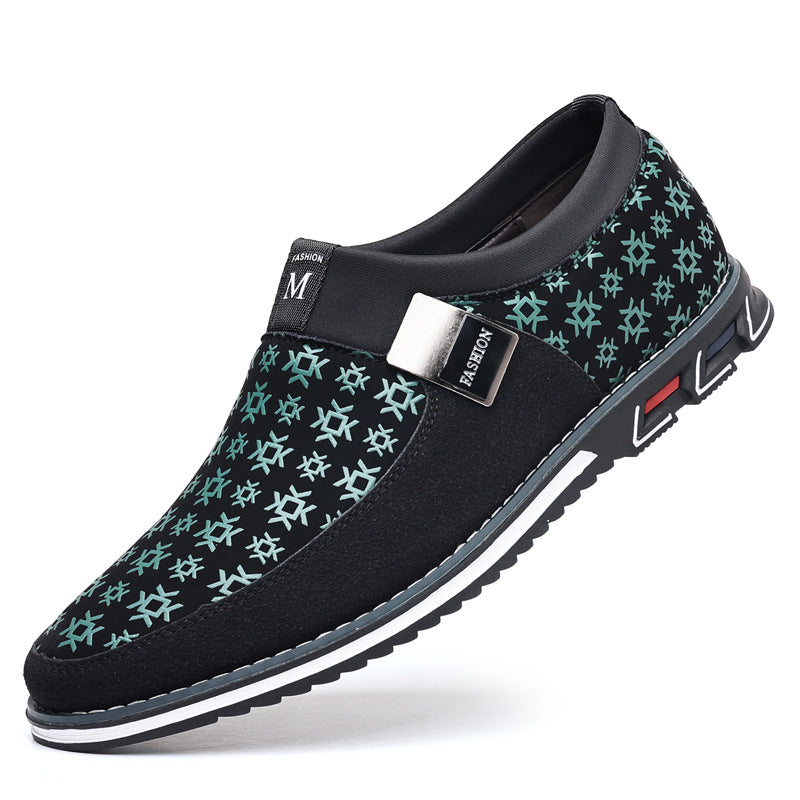 European And American Loafers Casual Shoes Color Flat