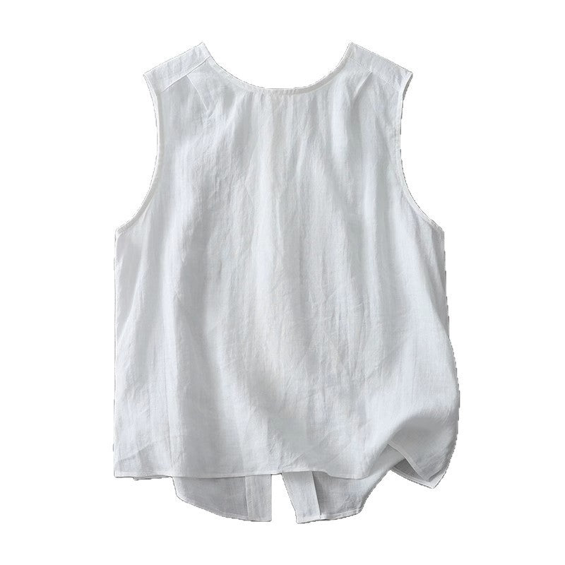 Front And Back Wearable Vest Women's Loose Casual Sleeveless Top