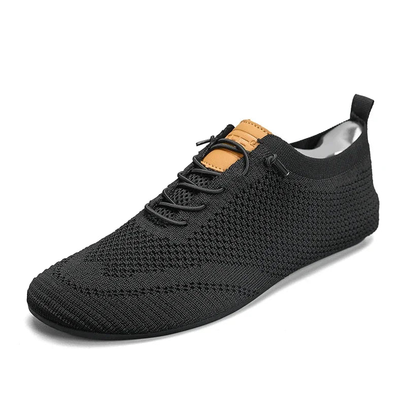 YRZL Men's Summer Mesh Thin Bottom New Style Breathable Non-Slip Casual Walking Slippers Lightweight Driving Shoes for Men