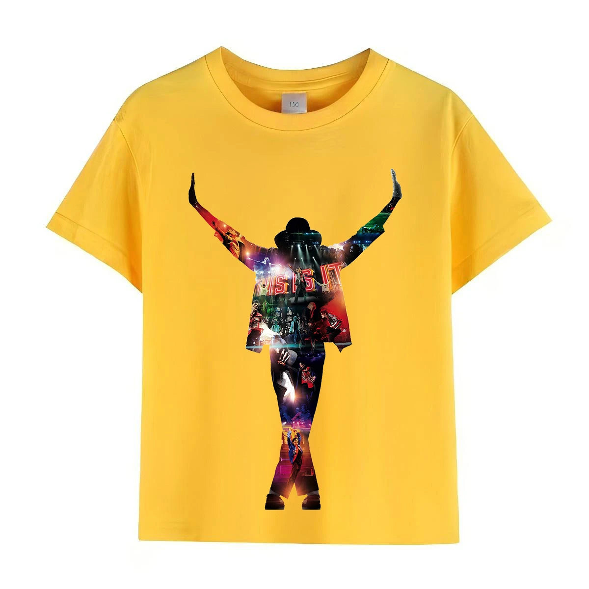 Michael Jackson Kids Rock N Roll T-Shirt Cotton Summer Tee
