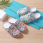 A Pair of Summer Women's Closed-Toe Slippers, Doctor Shoes, Nurse Shoes, Home Bathroom Non-Slip, Wear-Resistant, Breathable, Simple and Stylish Closed-Toe Sandals