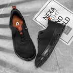 Summer large-sized wide-toe casual shoes with soft sole and anti-slip function for men, breathable Fly-Weave men's shoes