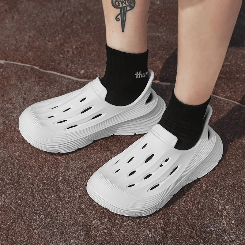 Men's women's sandals fashion platform casual sports slippers men's shoes EVA light breathable comfortable men's sandals slides