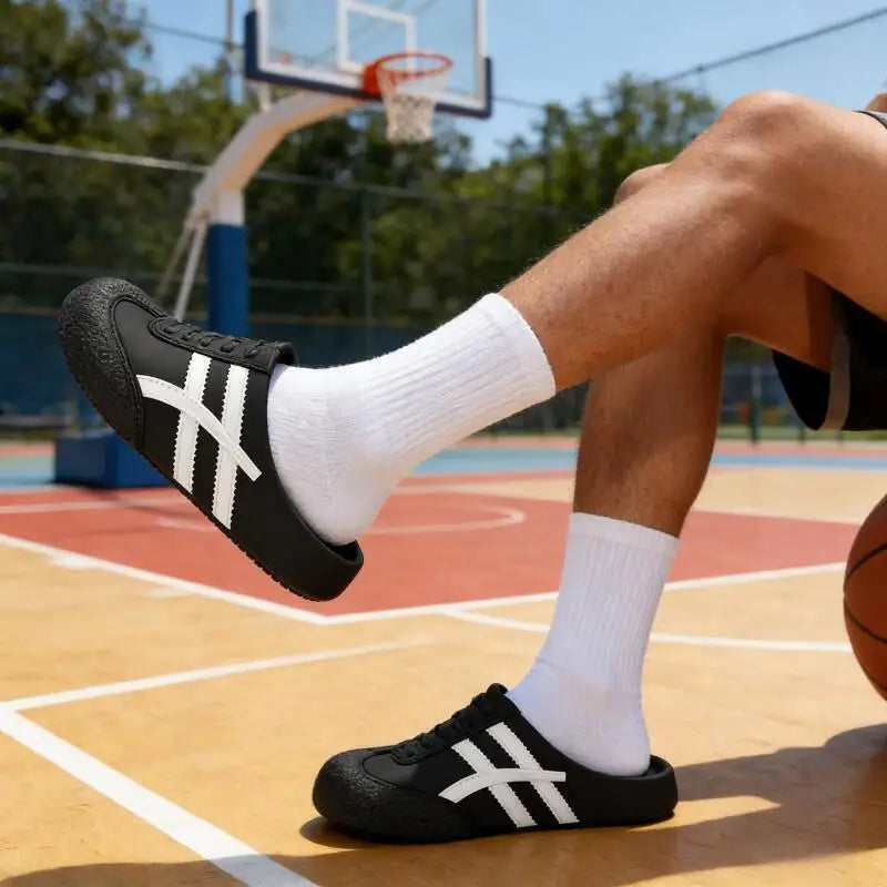Comfortable EVA Brand Clogs Shoes Men Spring Summer 2026 Non Slip Outdoor Sports Slippers Plus Size Couple's Flats Racing Shoes