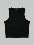 Summer Y2K Push-Up Tank Top Seamless Sporty Sexy Corset Style Casual Women's Mallas Top