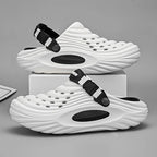 New Couple Models Hole Shoes Summer Women's Sandals Beach Lightweight Men's Slippers Baotou Waterproof Sandals Slippers Men