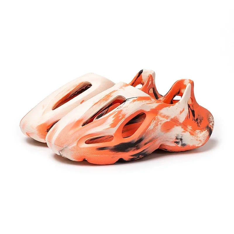 Unisex Camouflage Platform Slippers Soft EVA Material Injection Molding Technology Beach Outdoor Casual Shoes for Men Women