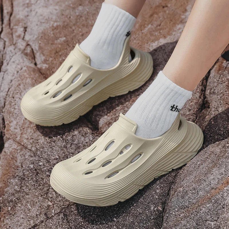 Men's women's sandals fashion platform casual sports slippers men's shoes EVA light breathable comfortable men's sandals slides