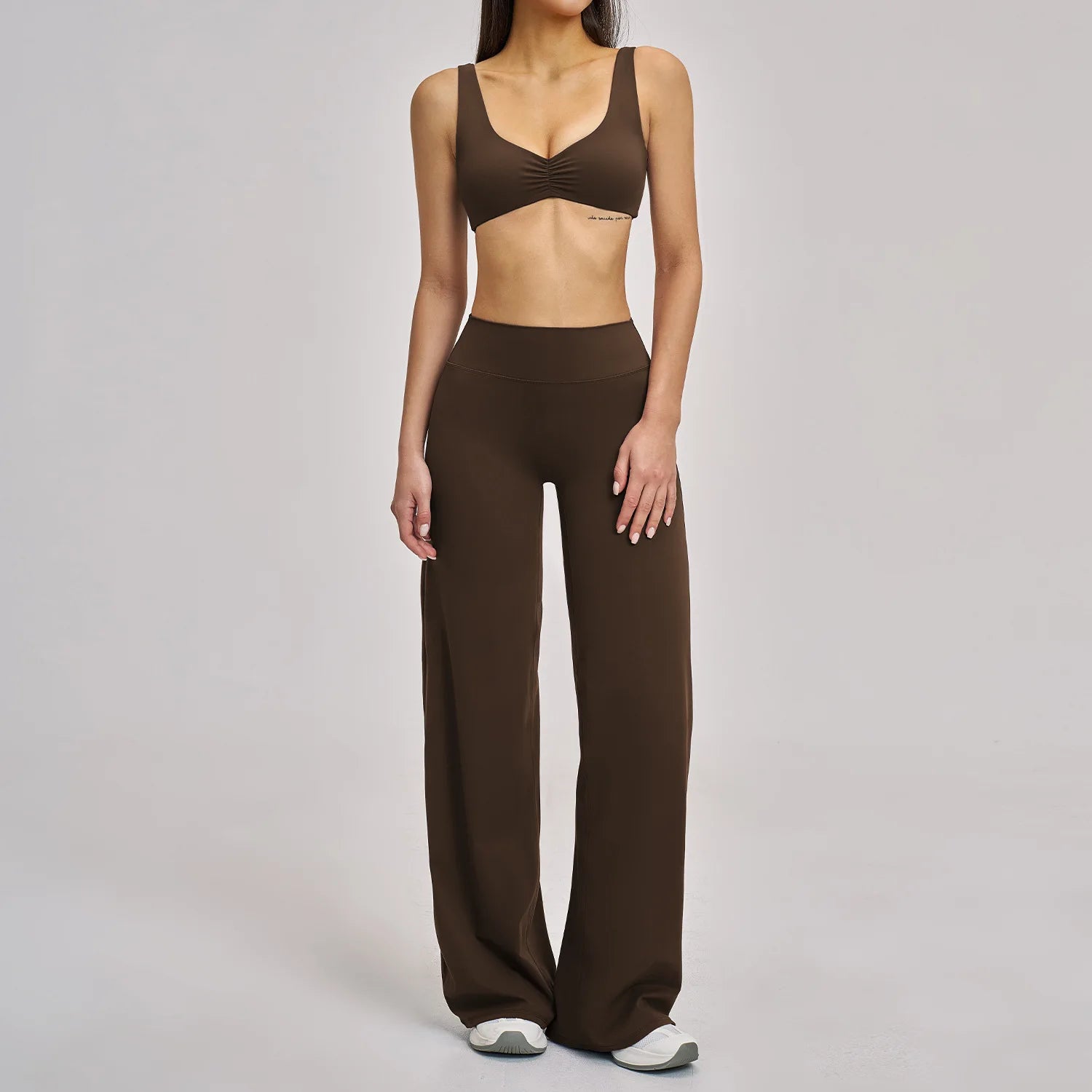 Yoga Set 2/3PCS Workout Outfit Fitness Long Sleeved Sportswear Gym Tracksuit Leggings Set Sports Bra Athletic Wear Women Clothes