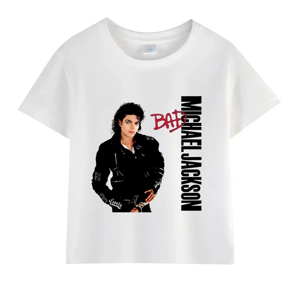 Michael Jackson Kids Rock N Roll T-Shirt Cotton Summer Tee