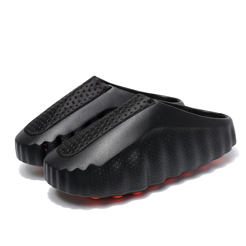 New Men Summer Sandals  Baotou for Men and Women Anti Slip Beach Shoes Outdoor Water Wading Shoes Slippers Men