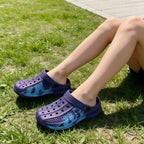 Men's High-End Color-Blocked Clogs, Soft-Soled Beach Shoes for Men and Women, Summer Non-Slip and Breathable