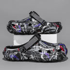 Plus Size 4849 Summer Men Sandals Clogs Outdoor Garden Clogs Hole Shoes Male Casual Shoes Water Shoes Comfort Home Soft Slippers