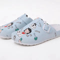 A Pair of Summer Women's Closed-Toe Slippers, Doctor Shoes, Nurse Shoes, Home Bathroom Non-Slip, Wear-Resistant, Breathable, Simple and Stylish Closed-Toe Sandals