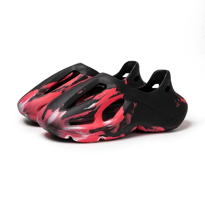 Unisex Camouflage Platform Slippers Soft EVA Material Injection Molding Technology Beach Outdoor Casual Shoes for Men Women