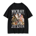 Classic Vintage Michael Jackson Graphic T-shirt Men Summer Clothing Fashion Retro Gothic Rock Tshirt Men's New Oversized T Shirt