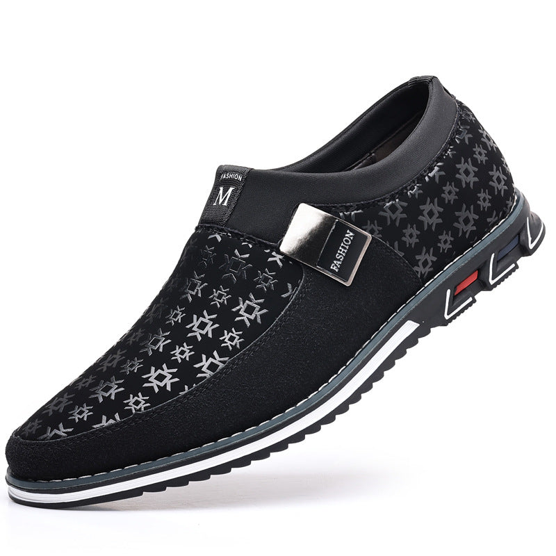 European And American Loafers Casual Shoes Color Flat