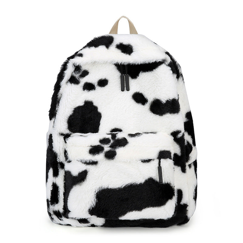 Fall Cute Backpack Student Casual Plush