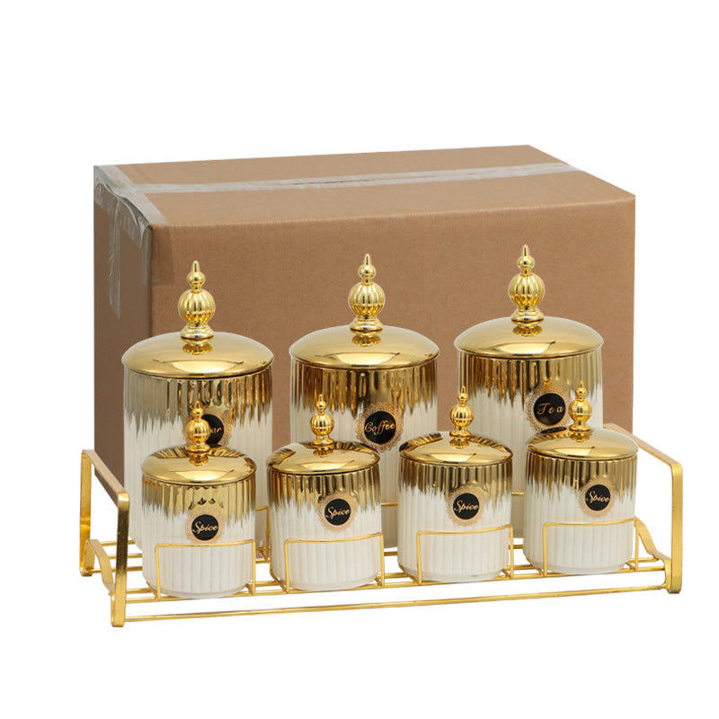 Ceramic Storage Tank Kitchen Decoration Storage