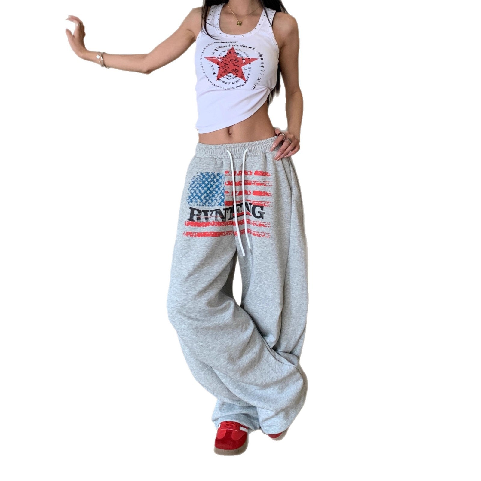 Casual, Versatile Hip-hop Jazz Cut Pants