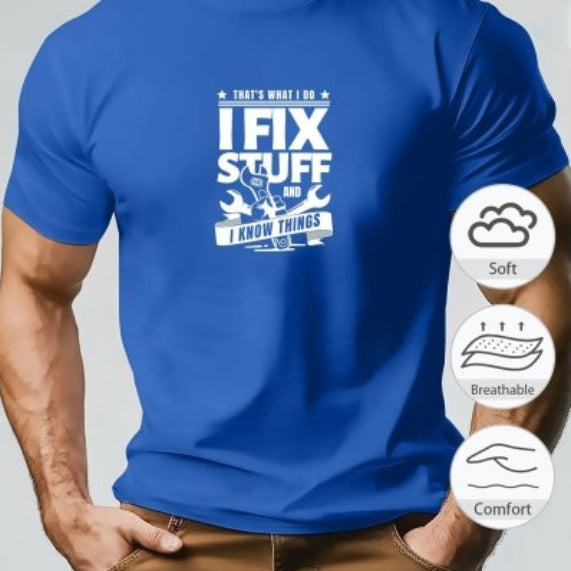 New Men's Short-sleeved T-shirt 3D Printing