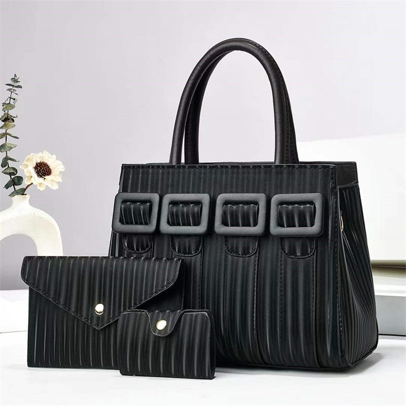 Three-Piece Sets Large Capacity Tote Woman Handbag