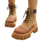 Women's Chunky Plus-size Vintage Ankle Boots