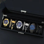 12-set Men's Watches  Fashionable Multi-color Assortment Of Quartz Men's Watches